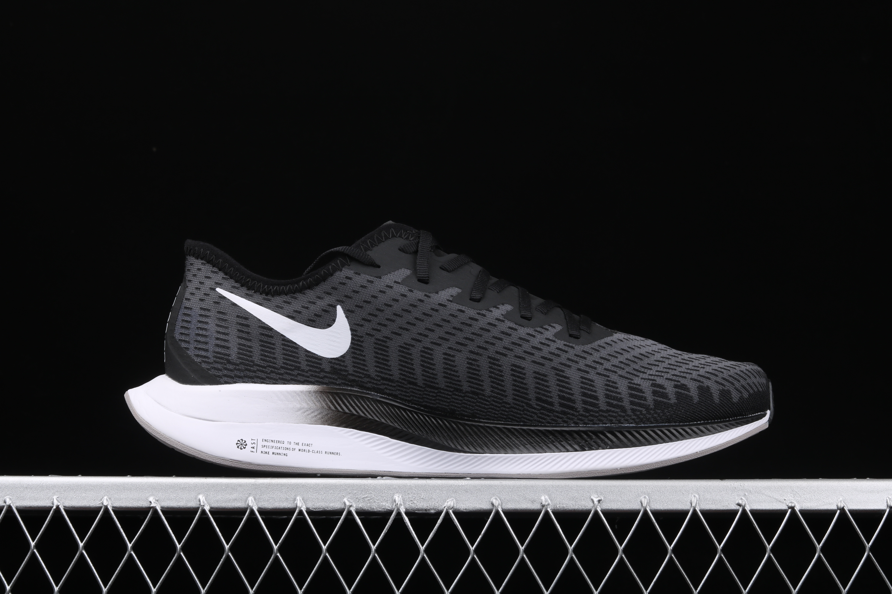 2020 Men Nike Zoom Pegasus Turbo 2 Black White Running Shoes - Click Image to Close